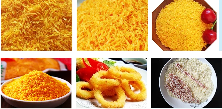 Panko Bread Crumbs Grinder Bread Crumbs Making Machine