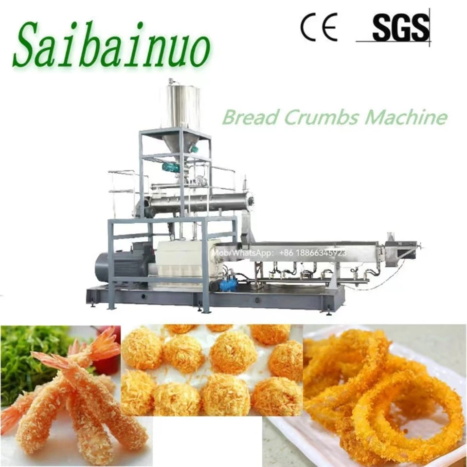 Kenyérmorzsa extruder élelmiszergép