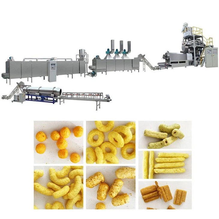 Cheese Ball Extruded Puff Snack Making Machine